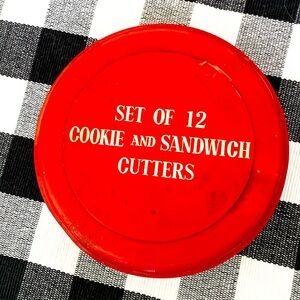 Antique cookie cutter set